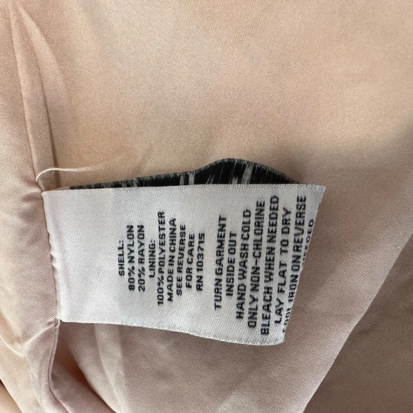 Nanette Nanette Lepore Light Pink Lace Blouse L - Picture 5 of 5